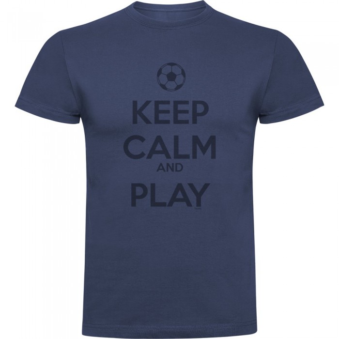 [해외]KRUSKIS Keep Calm And Play Football 반팔 티셔츠 3139292440 Denim Blue