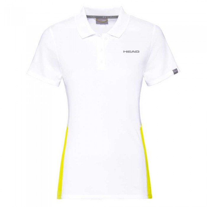[해외]헤드 RACKET Club Tech Short Sleeve Polo Shirt 12139368185 White / Yellow