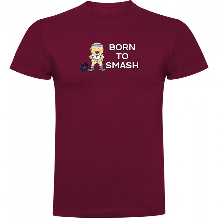 [해외]KRUSKIS Born To Smash 반팔 티셔츠 12139291791 Dark Red