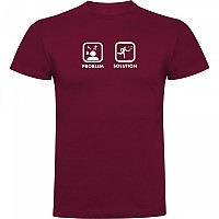 [해외]KRUSKIS 프로blem 솔루션 Smash 반팔 티셔츠 12139292695 Dark Red