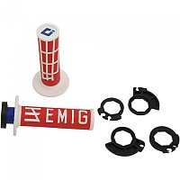 [해외]ODI Emig Racing V2 1/2-Waffe Grips 9138784823 Red / White