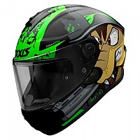 [해외]AXXIS FF112C Draken S Cosa Nostra Full Face Helmet 9139491166 Fluo Green
