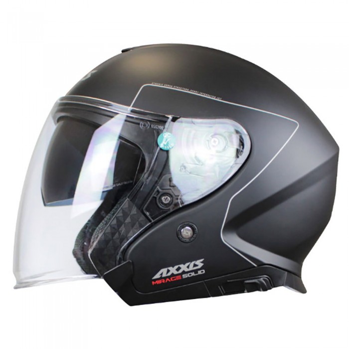 [해외]AXXIS OF504SV Mirage SV Solid 오픈 페이스 헬멧 9139491186 Matt Black