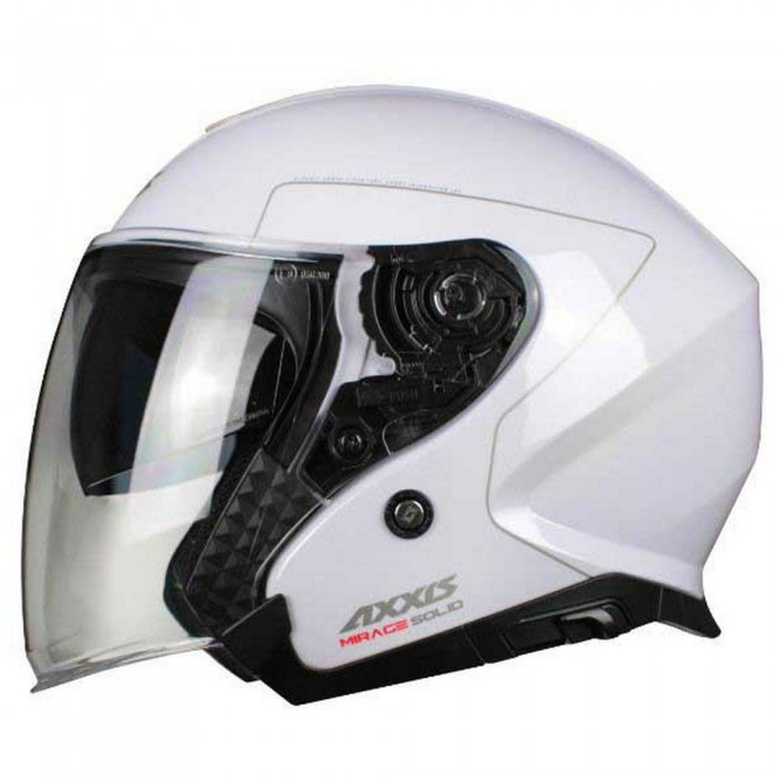 [해외]AXXIS OF504SV Mirage SV Solid 오픈 페이스 헬멧 9139491189 White