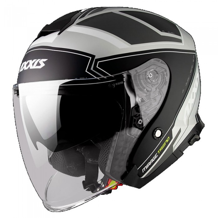 [해외]AXXIS OF504SV Mirage SV Trend 오픈 페이스 헬멧 9139491190 Matt Grey