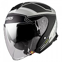 [해외]AXXIS OF504SV Mirage SV Trend Open Face Helmet 9139491190 Matt Grey