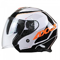 [해외]AXXIS OF504SV Mirage SV Village Open Face Helmet 9139491192 Fluo Orange
