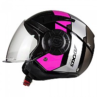 [해외]AXXIS OF513 Metro Cool Open Face Helmet 9139491203 Fluo Pink