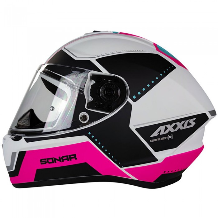 [해외]AXXIS FF112C Draken S Sonar A8 풀페이스 헬멧 9139512430 Matt Fluo Pink