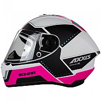 [해외]AXXIS FF112C Draken S Sonar A8 Full Face Helmet 9139512430 Matt Fluo Pink