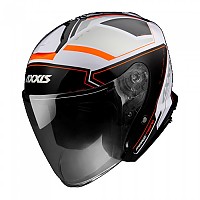 [해외]AXXIS OF504SV Mirage SV Trend A4 Open Face Helmet 9139512436 Fluo Orange