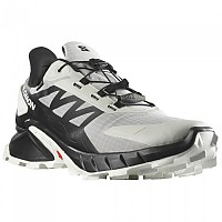 [해외]살로몬 Supercross 4 Goretex Trail Running Shoes 4138945490 Lunar Rock / Black / White