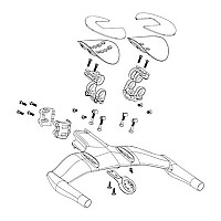 [해외]스램 Vuka Aero Armrest Angle Wedge Kit For Vuka Aero C1 1137671097 Black