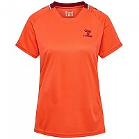 [해외]험멜 Ongrid Poly Short Sleeve T-Shirt 3139475221 Nasturtium / Rhubarb