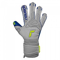 [해외]로이쉬 Freegel Gold Finger Support Goalkeeper Gloves 3138895647 Vapor Grey / Safety Yellow / Deep Blue