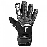 [해외]로이쉬 Attrakt Infinity Finger Support Junior Goalkeeper Gloves 3138944321 Black
