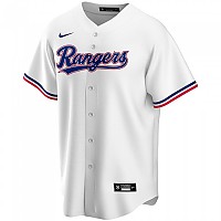 [해외]나이키 MLB Texas Rangers Official Replica Home Short Sleeve V Neck T-Shirt 3138594515 White