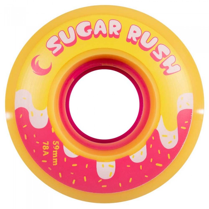 [해외]CHAYA 스케이트 바퀴 Sugar Rush 78A 14139283965 Yello / Pink