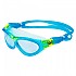 [해외]AQUAWAVE Flexa 어린이 수영 고글 6139437910 Blue / New Lime / Blue Transparent