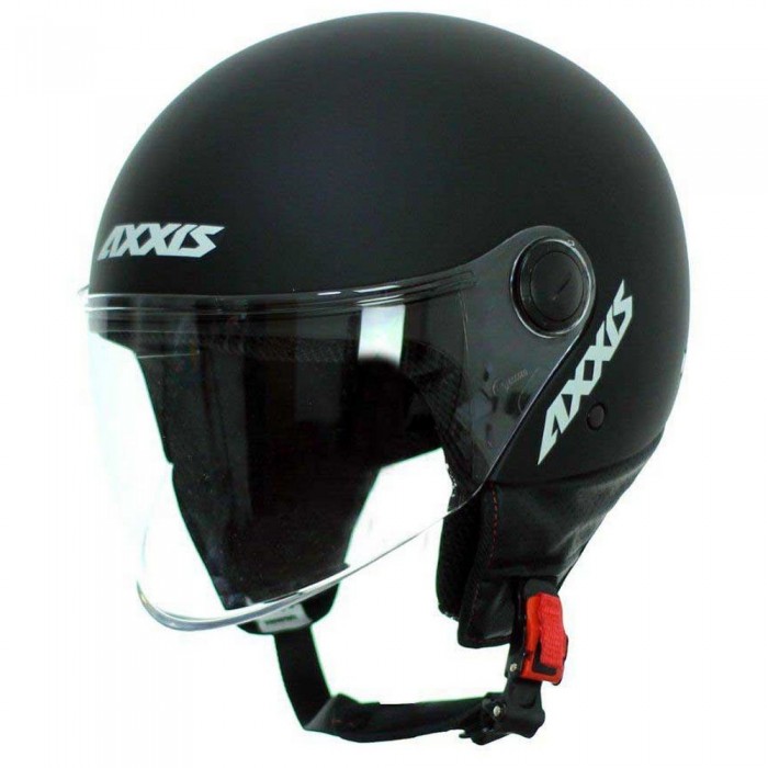 [해외]AXXIS Square Solid 오픈 페이스 헬멧 9139491210 Matt Black