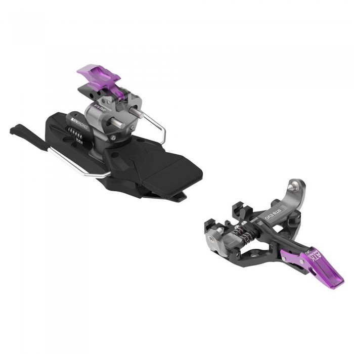[해외]ATK RACE 투어링 스키 바인딩 RT 8 Evo 91 Mm 5139244318 Black / Titanium / Purple