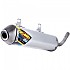 [해외]FMF Turbine코어 2.1 Slip On W/Spark Arrestor Stainless Steel 머플러 9137524668 Silver