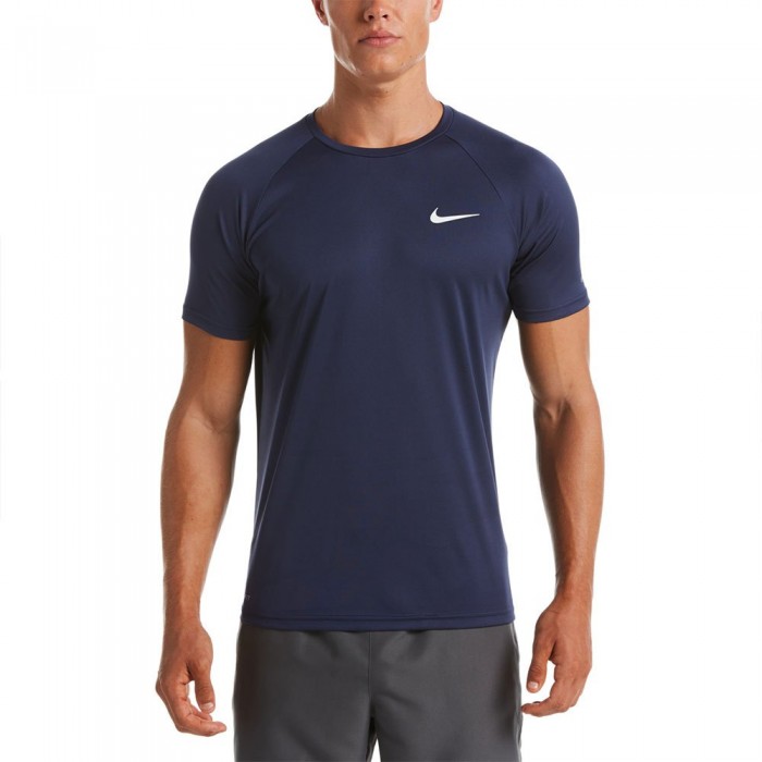 [해외]나이키 SWIM Hydroguard Essential UV Short Sleeve T-Shirt 6138935690 Midnight Navy