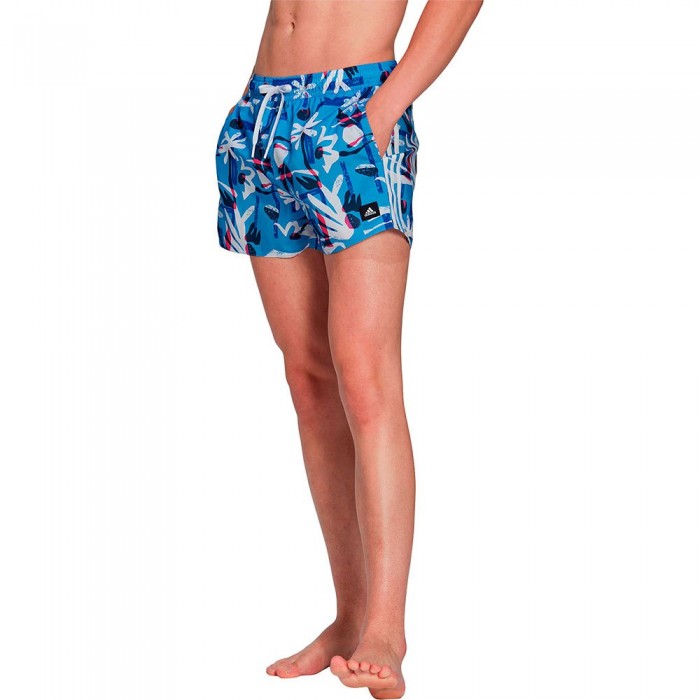 [해외]아디다스 Flo Clx Vsl Swimming Shorts 6139433484 Blue Fusion / White