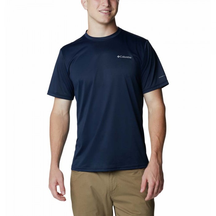 [해외]컬럼비아 Hike™ Crew 반팔 티셔츠 4138727131 Collegiate Navy