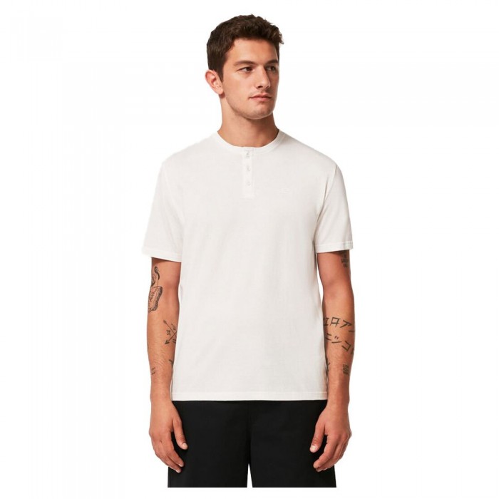 [해외]오클리 APPAREL Relax Henley 반팔 티셔츠 14139487255 White