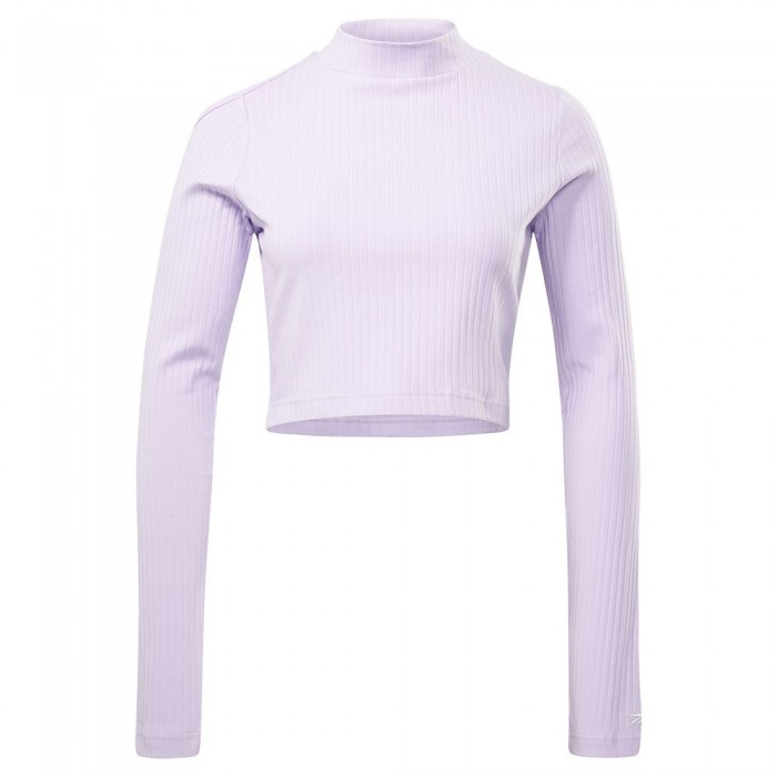 [해외]리복 Yoga Cotton Rib 긴팔 티셔츠 7139445246 Purple Oasis