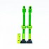 [해외]JRC COMPONENTS 68 mm Tubeless 밸브 키트 1139605329 Acid / Green