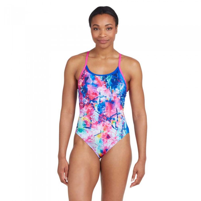 [해외]조그스 Sprintback Swimsuit 6139108138 Graffiti Rose Print