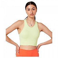 [해외]슈퍼드라이 Core Seamless Mid Impact Bra 스포츠 브라 7138566162 Lime Yellow