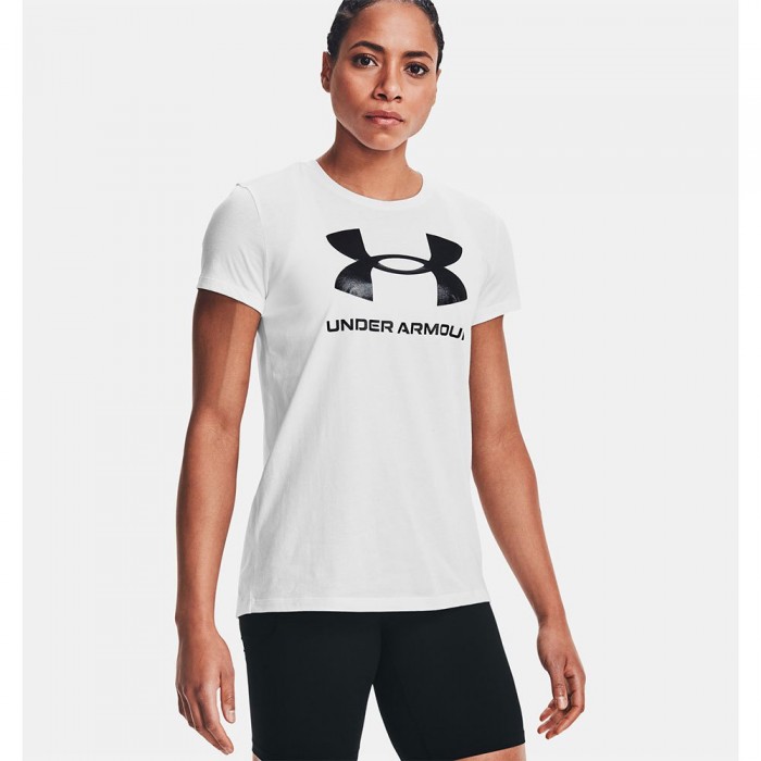 [해외]언더아머 Sportstyle Graphic 반팔 티셔츠 7139419509 White / Black