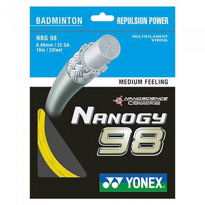 [해외]요넥스 Nanogy 98 200 m Badminton Reel String 12137714550 Cosmic Gold