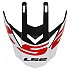 [해외]LS2 MX437 Evo Strike 썬바이저 9139019282 Black / Red / White