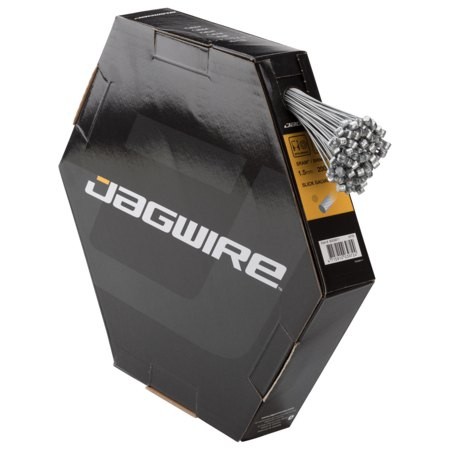 [해외]JAGWIRE 브레이크 케이블 케이블-슬릭 아연도금-Workshop Mountain Brake 15X2000 mm-M/시마노 100개 1138505449 Black