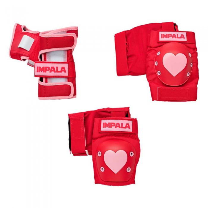[해외]IMPALA ROLLERS Protective Set 14139623362 Red Hearts