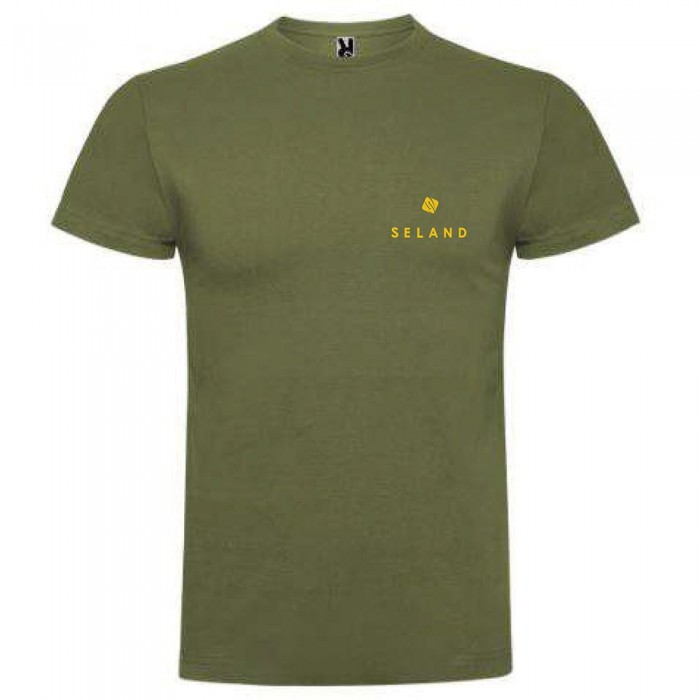 [해외]SELAND 로고 Back 티셔츠 14139070862 Militar Green / Yellow