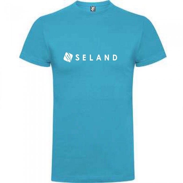 [해외]SELAND New 로고 반팔 티셔츠 14139070865 Blue Light