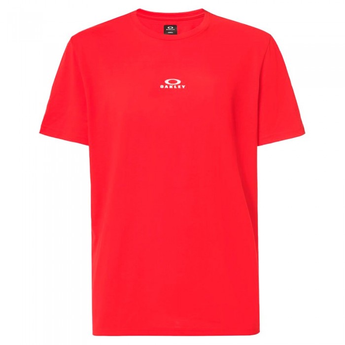 [해외]오클리 APPAREL 반팔 티셔츠 Bark New 14139486637 Red Line / White