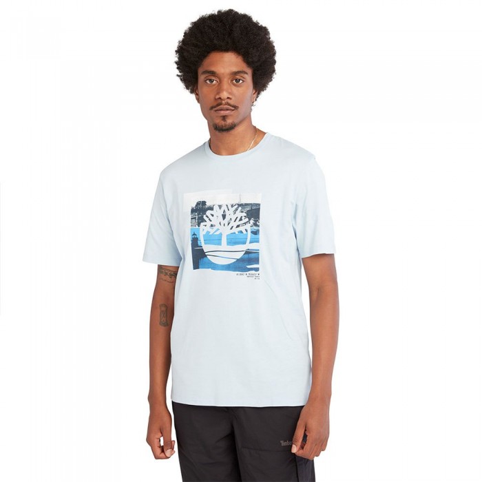 [해외]팀버랜드 Coast Inspired Logo Graphic Short Sleeve T-Shirt 14139543362 Skyway
