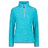 [해외]CMP 하프 지퍼 플리스 Sweat 32G0646 5139208145 Light Blue Melange / Strawberry