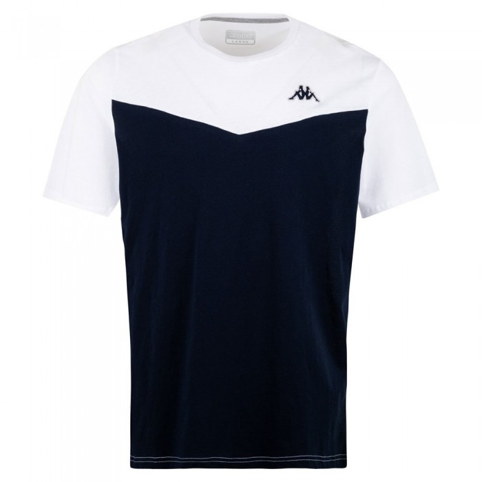 [해외]카파 Short Sleeve T-Shirt Elixom 3139141722 Blue Dk / White