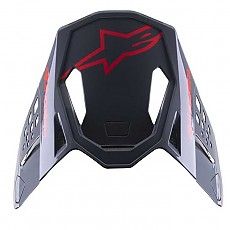 [해외]알파인스타 챙 S-M8 Radium 2 9139609426 Black / Fluo Red Glossy