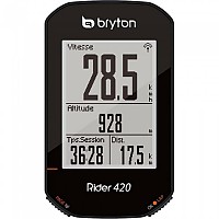 [해외]브라이튼 Rider 420H 자전거 컴퓨터 1137402704 Black