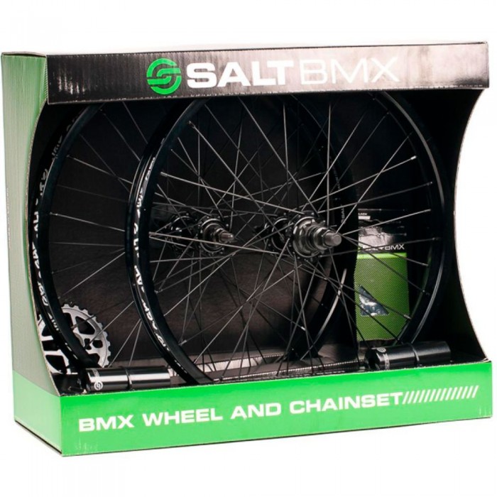 [해외]SaltBMX Valon BMX 바퀴 세트 1139664516 Black