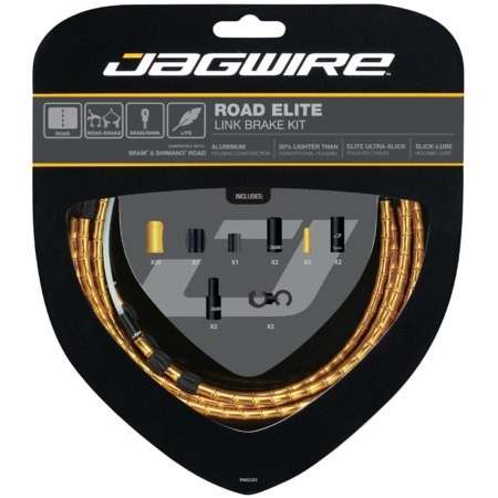 [해외]JAGWIRE 브레이크 키트 로드 Elite Link Brake Kit 1138504940 Gold