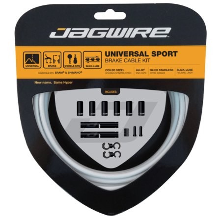 [해외]JAGWIRE 브레이크 키트 키트-화이트 Universal Sport Brake 1138504978 White